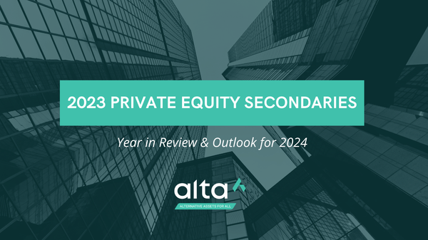 Private Equity Secondaries: Year in Review 2023